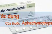 Khuyến cáo chỉ định đối với thuốc chứa alphachymotrypsin dùng đường uống, ngậm dưới lưỡi